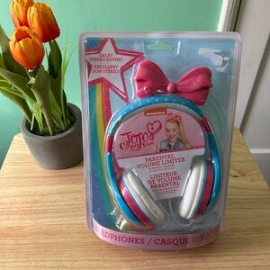 JoJo Siwa Pink and Blue Headphones with Bow